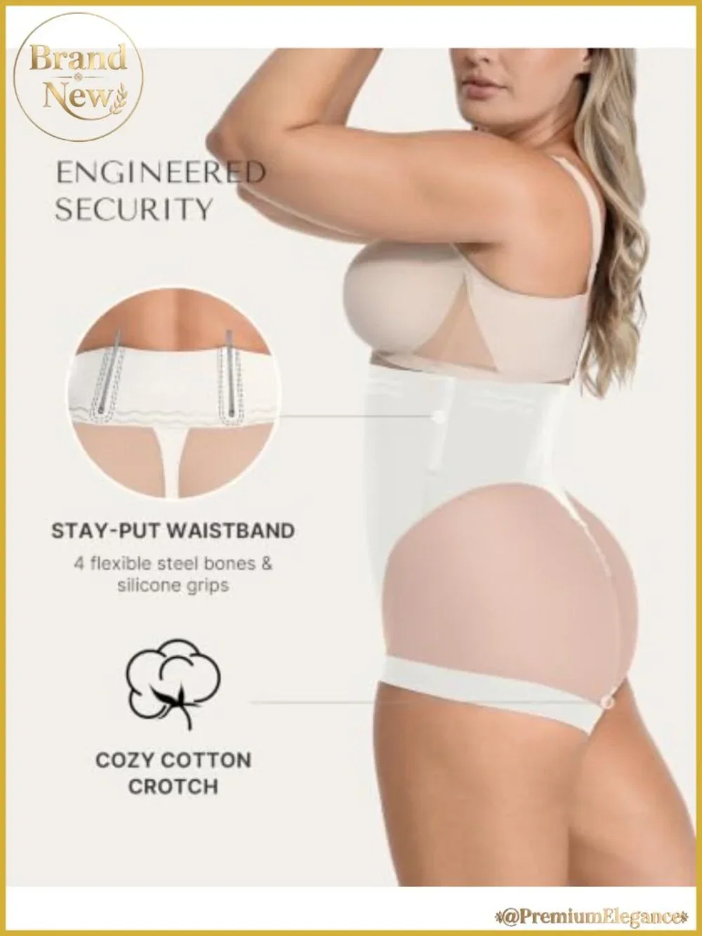 High Waist Tummy Control Slips Shapewear Panties Under Dress